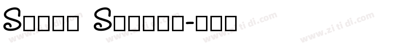 Sweet Sorrow字体转换